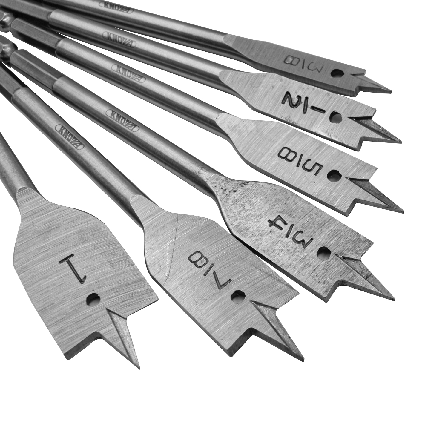 Juego con 6 Brocas Planas Para Madera Kn 7646 Knova image number null
