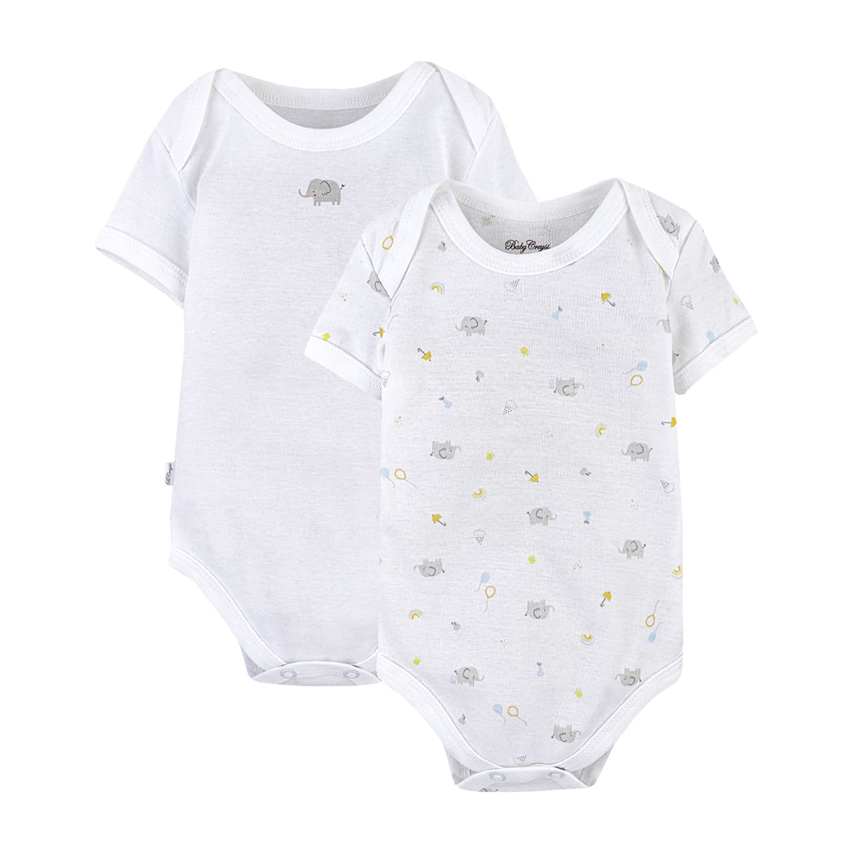 Set 2 Pack Pa&ntilde;aleros Baby Creysi Manga Corta con Dise&ntilde;o para Beb&eacute; Ni&ntilde;a image number null
