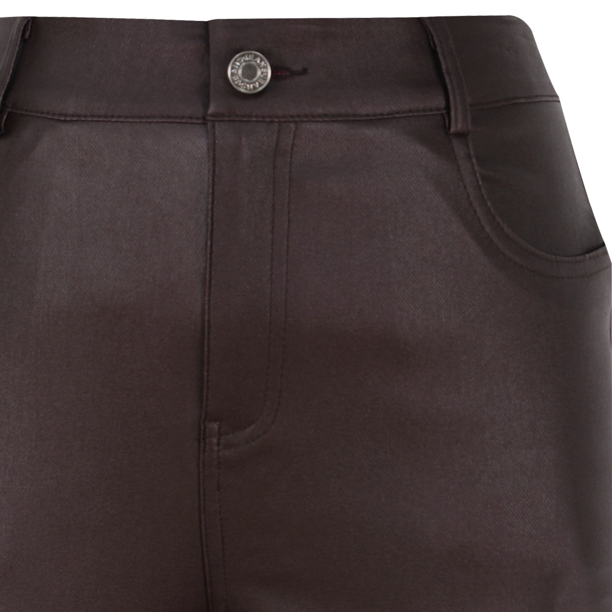 Pantal&oacute;n de Tiro Alto Efecto Tacto Piel para Mujer Junior image number null