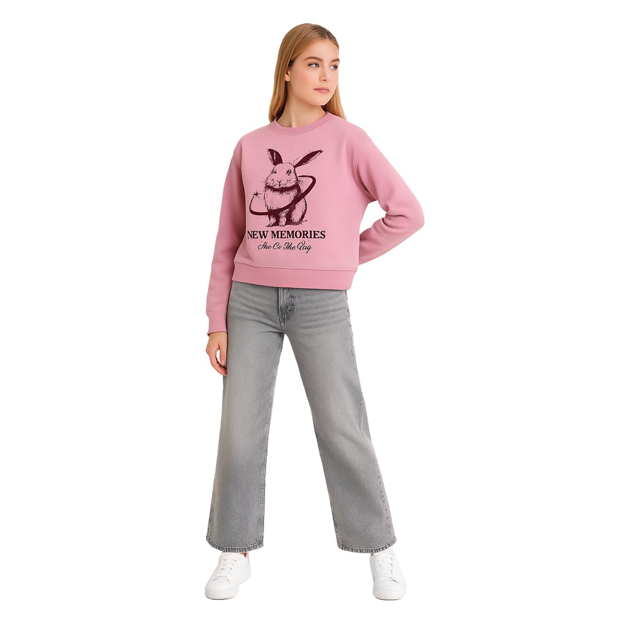 Sudadera Estamp Forever 21 para Mujer Junior image number null