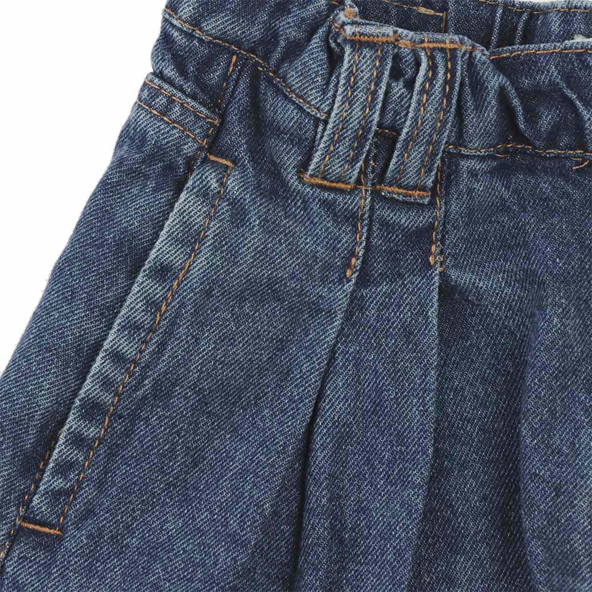 Short Denim con Pinzas y Cintura El&aacute;stica Fukka Ni&ntilde;o Toddler image number null