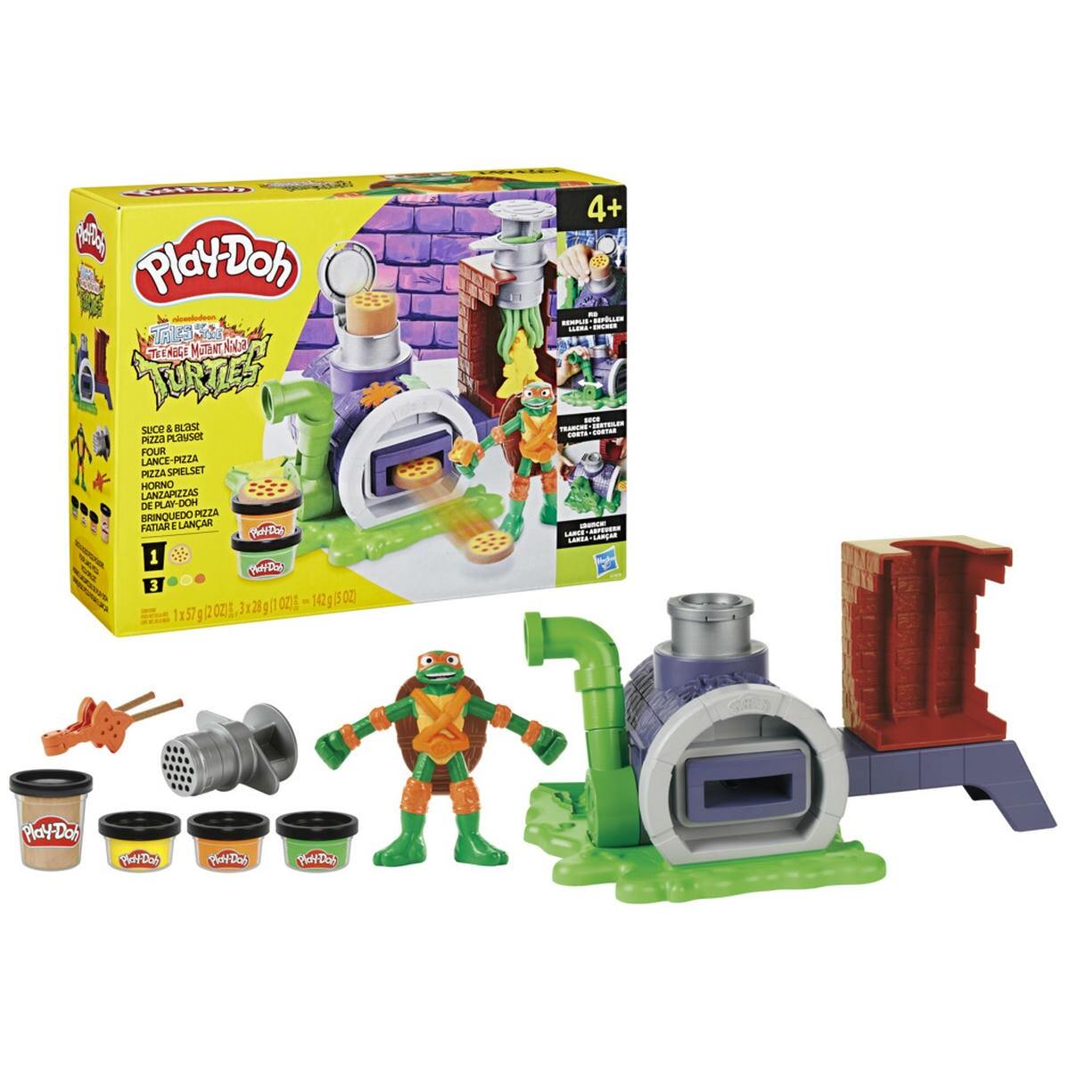Set de Masa Moldeable Play-Doh Teenage Mutant Ninja Turtles Horno Lanzapizzas image number null