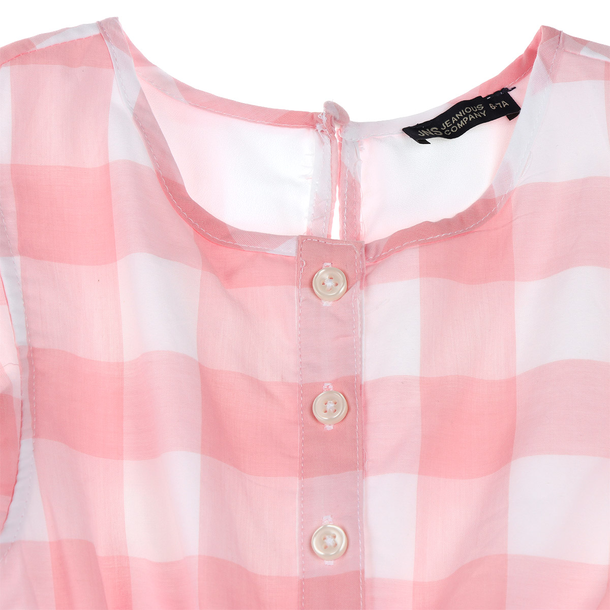 Romper Cuadros Gingham Jeanious para Ni&ntilde;a image number null