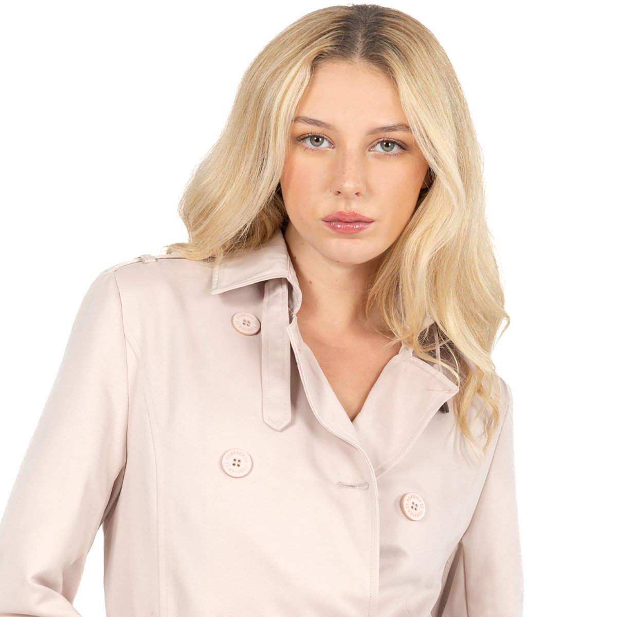 Gabardina Larga Cinturon Forever 21 para Mujer Junior image number null