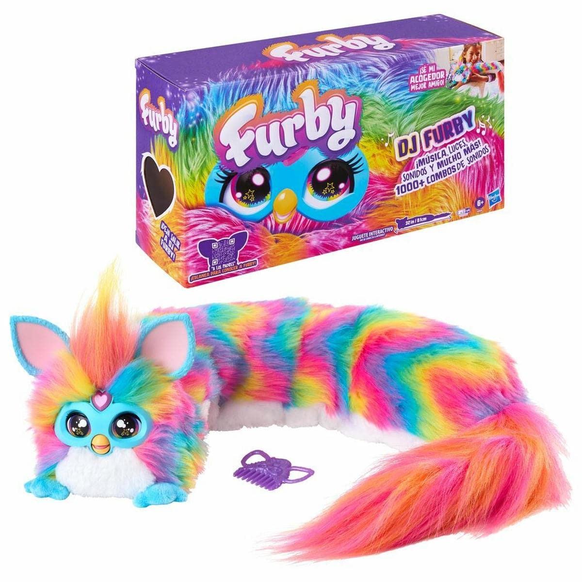 Furby Peluche DJ Furby Hasbro image number null