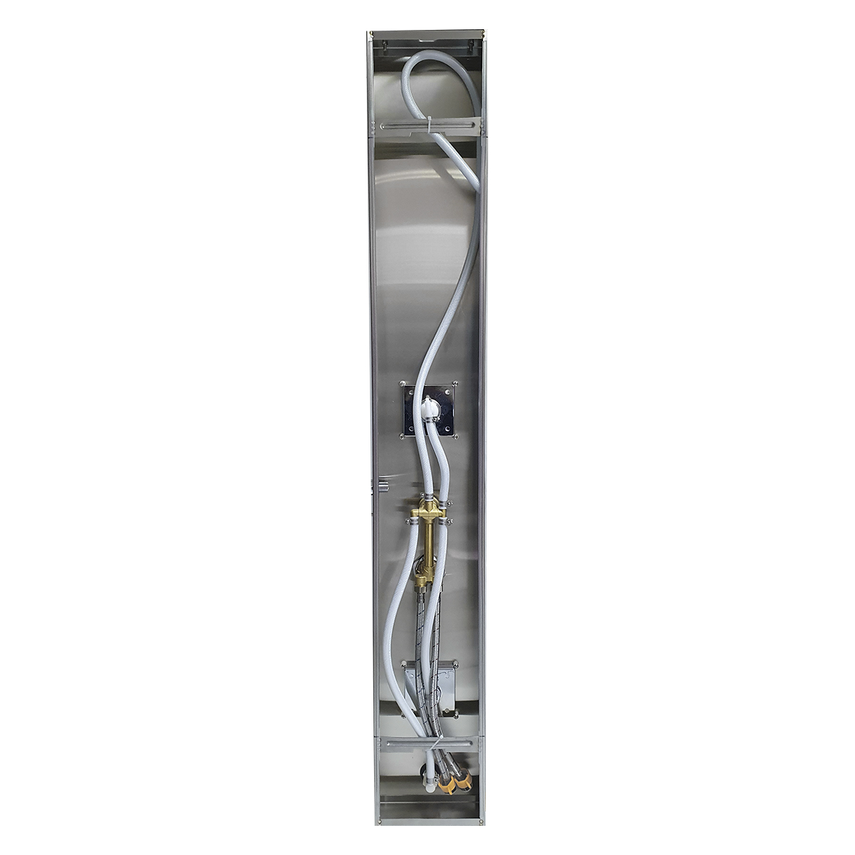 Regadera Tipo Panel A 2 Piezas Con Jabonera Regpse Mundo Lucido image number null