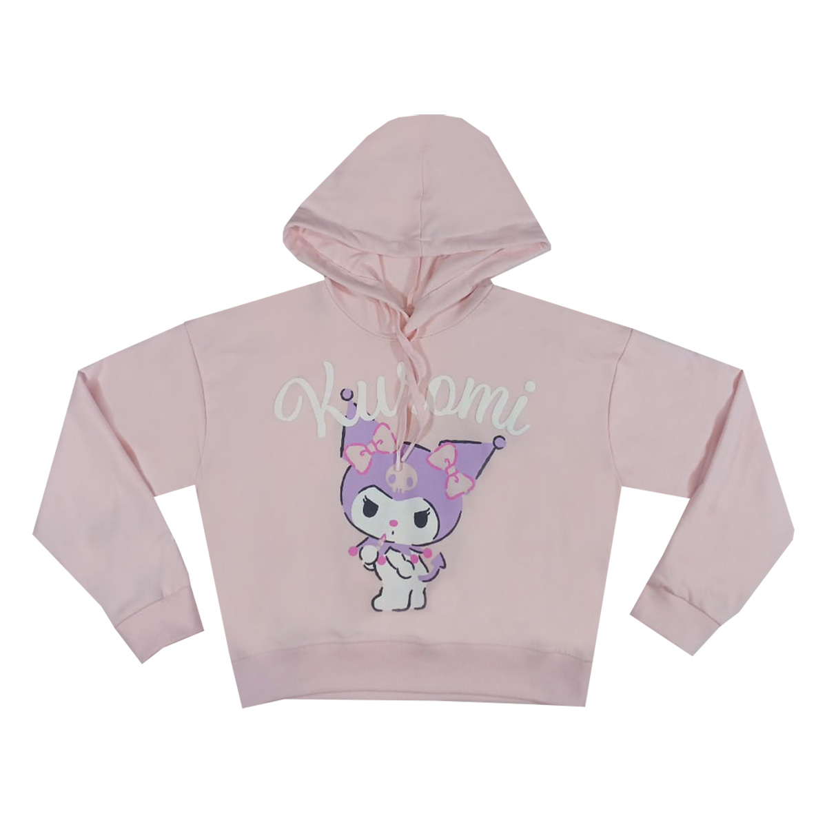 Sudadera con Capucha Dise&ntilde;o Kuromi Hello Kitty para Ni&ntilde;a image number null