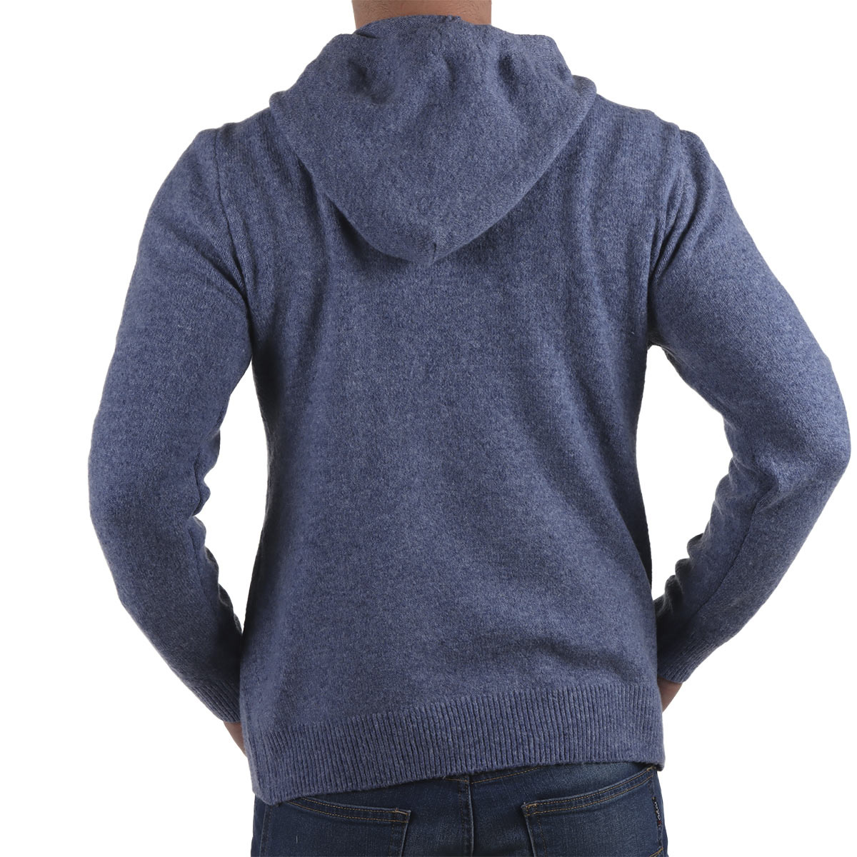 Su&eacute;ter con Capucha Bolsillo Canguro Jeanious para Hombre image number null