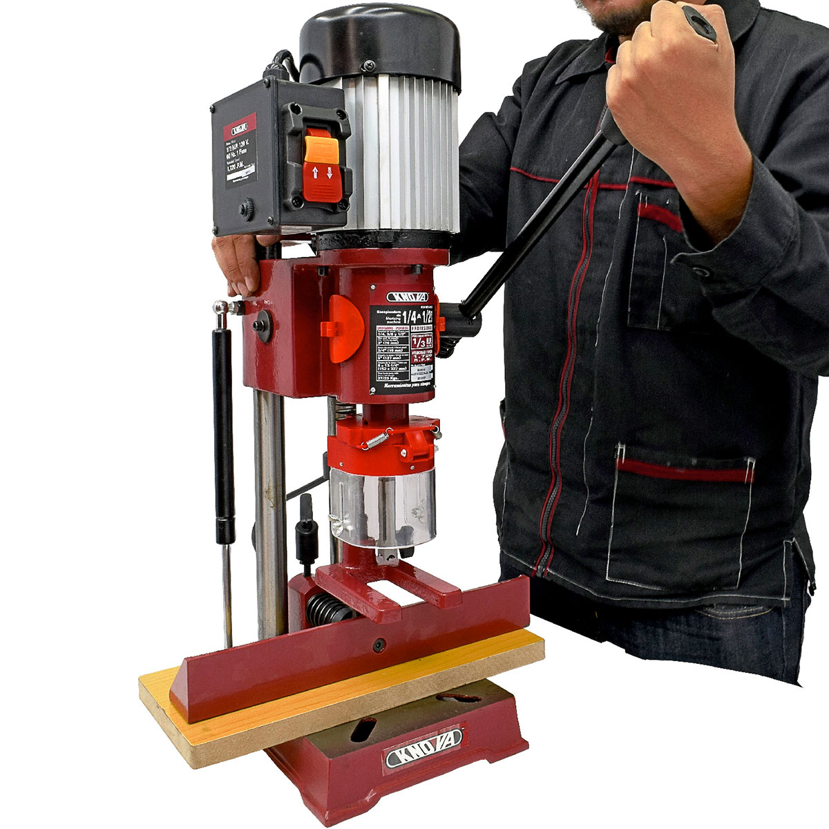 Escopleadora Profesional de Banco 1/4" A 1/2" Kn Ms-613 Knova image number null