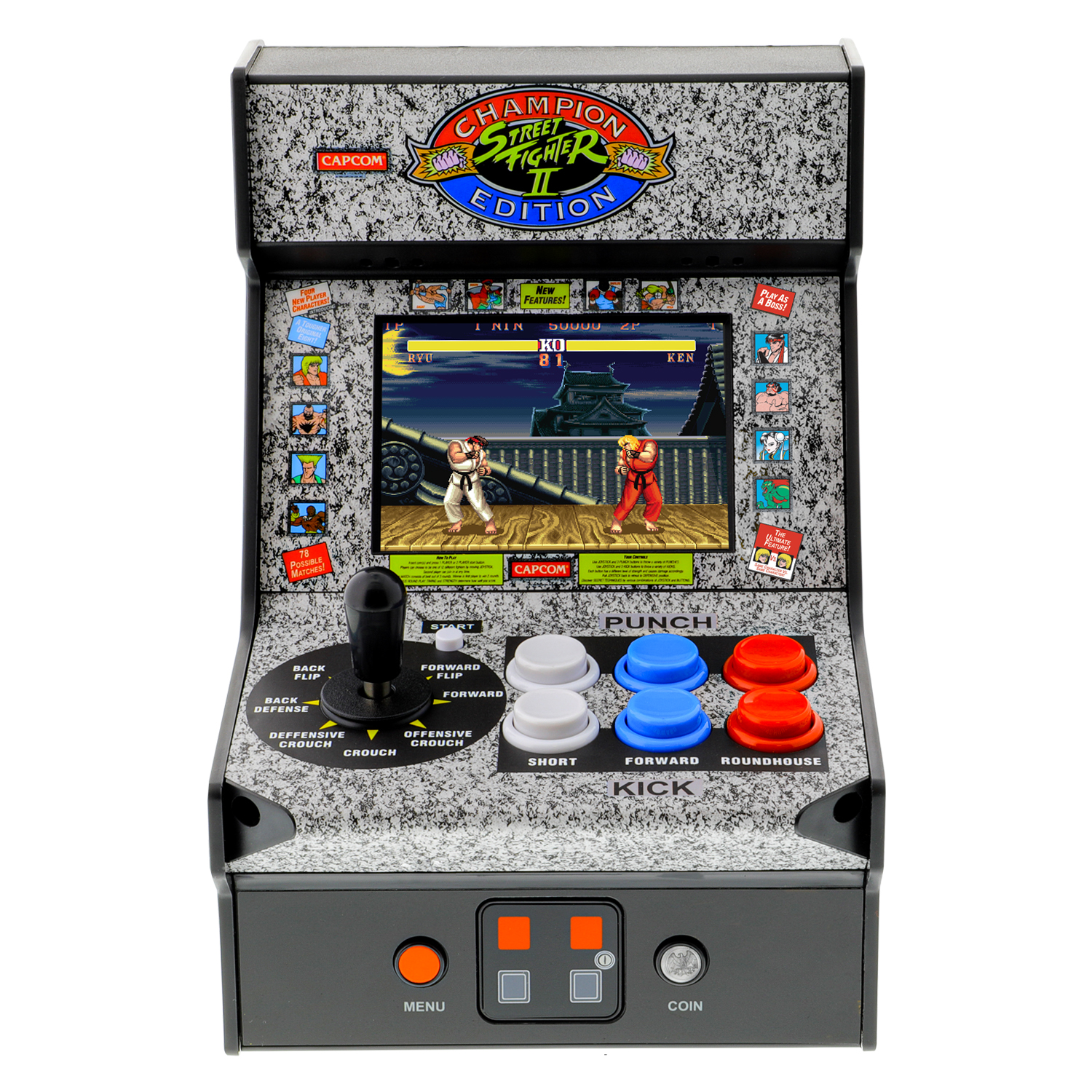 Consola Mini Arcade Super Street Champion Edition Street Fighter 2 image number null
