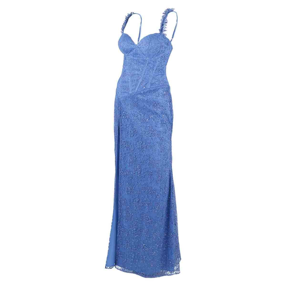 Vestido Largo Con Abertura Belinda Peregrin Para Mujer image number null