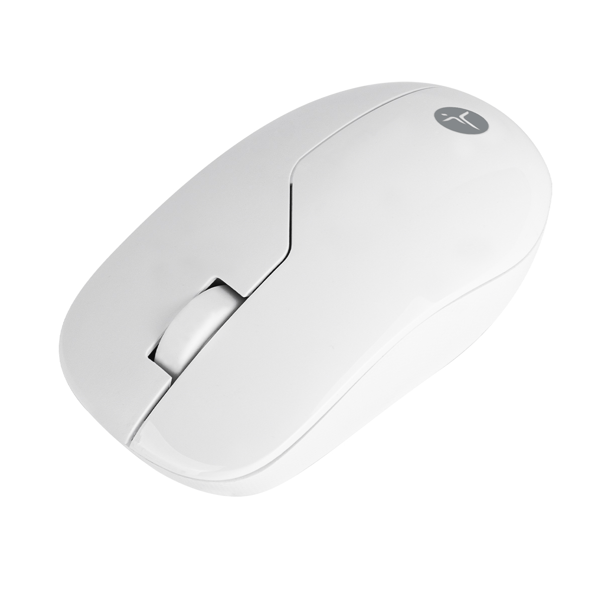 Mouse Inal&aacute;mbrico Recargable Blanco Techzone image number null