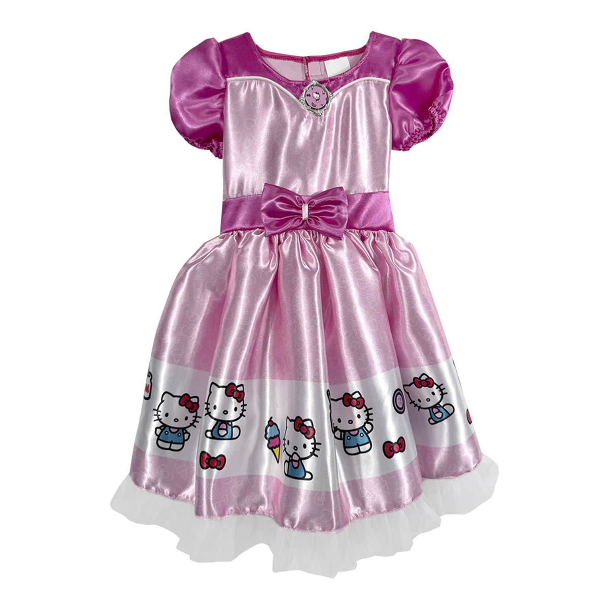 Disfraz Hello Kitty con Diadema para Ni&ntilde;a image number null