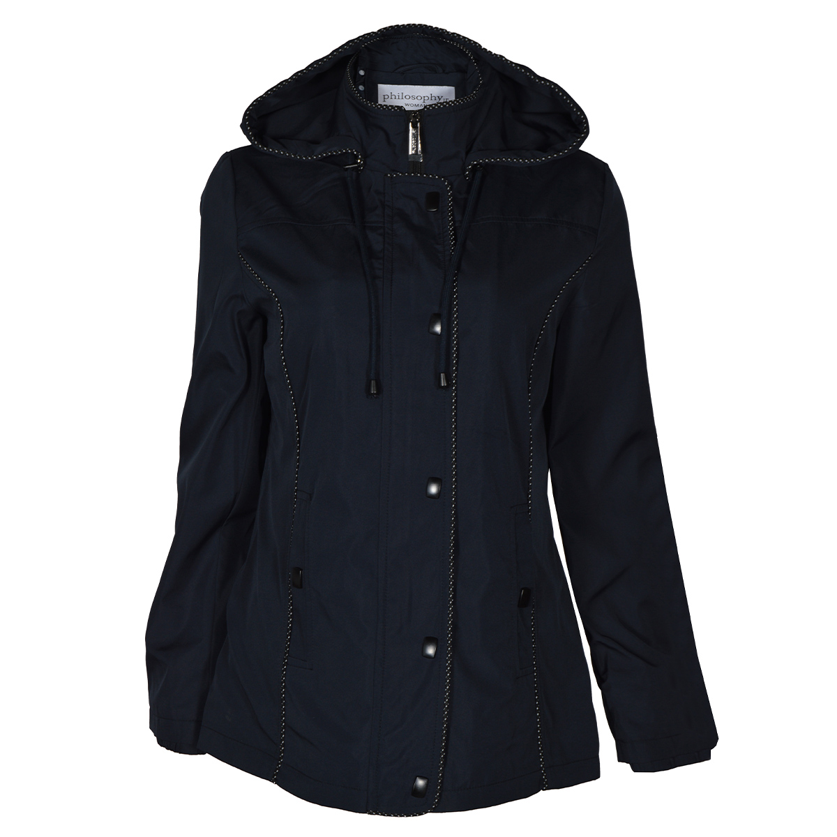 Gabardina tipo sport con capucha Philosophy Woman para Mujer image number null