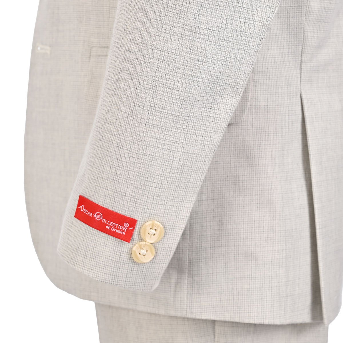 Traje 2Pzas Cuadros Beige Para Ni&ntilde;o image number null