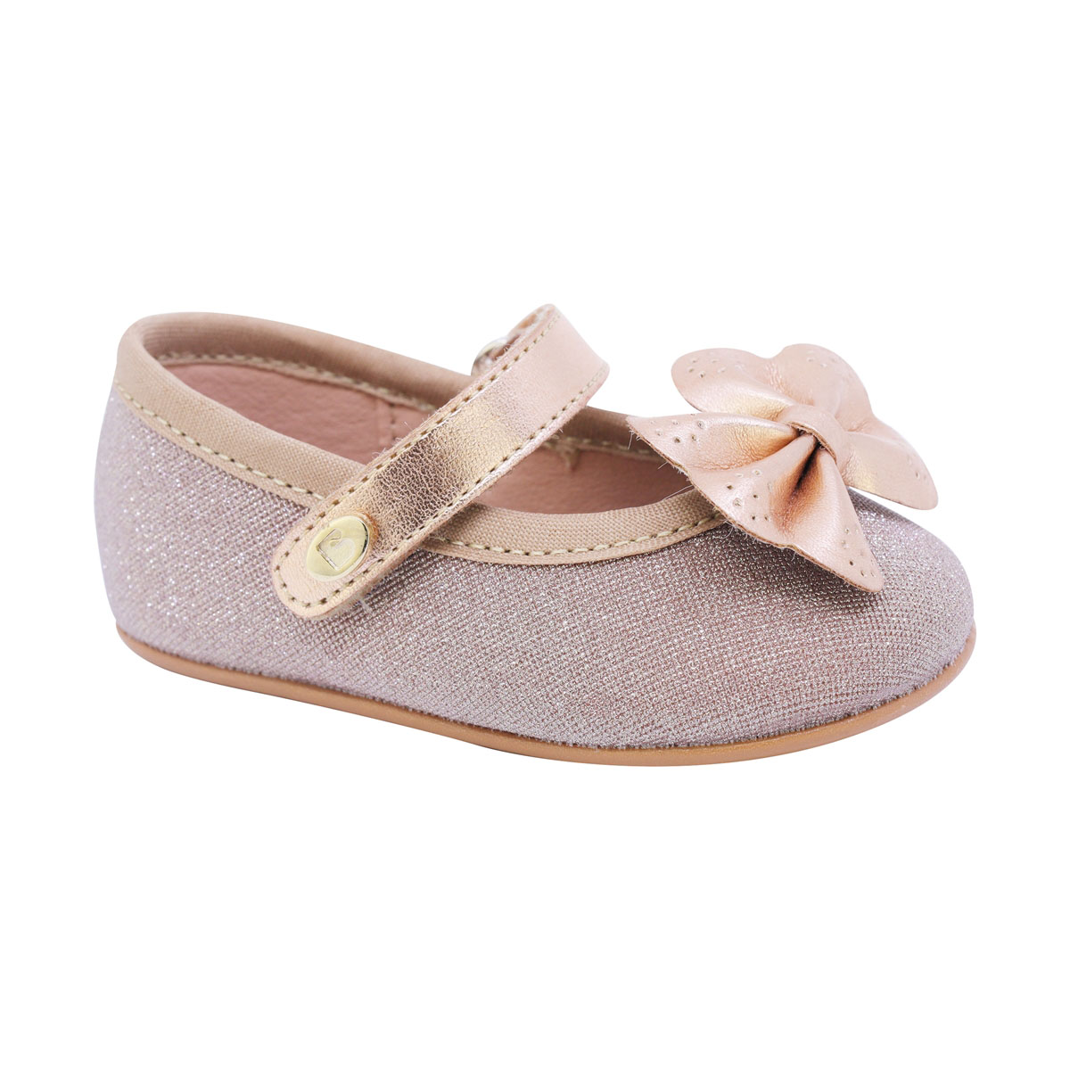 Zapato Con Mo&ntilde;o Y Velcro 10-12 Rosa Coqueta image number null