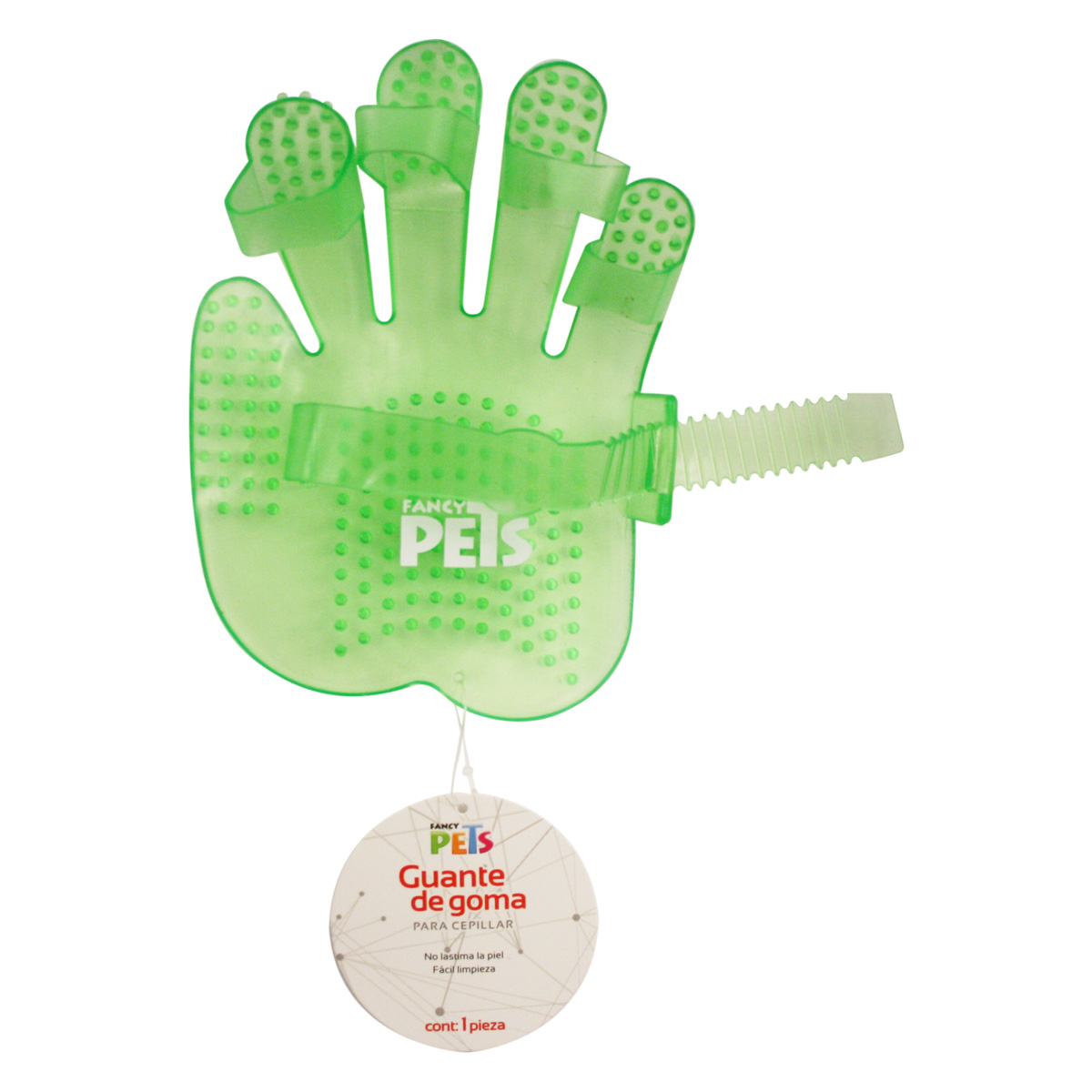 Guante De Goma Para Almohazar Fancy Pets Mod. Fl8317 Para Perro image number null