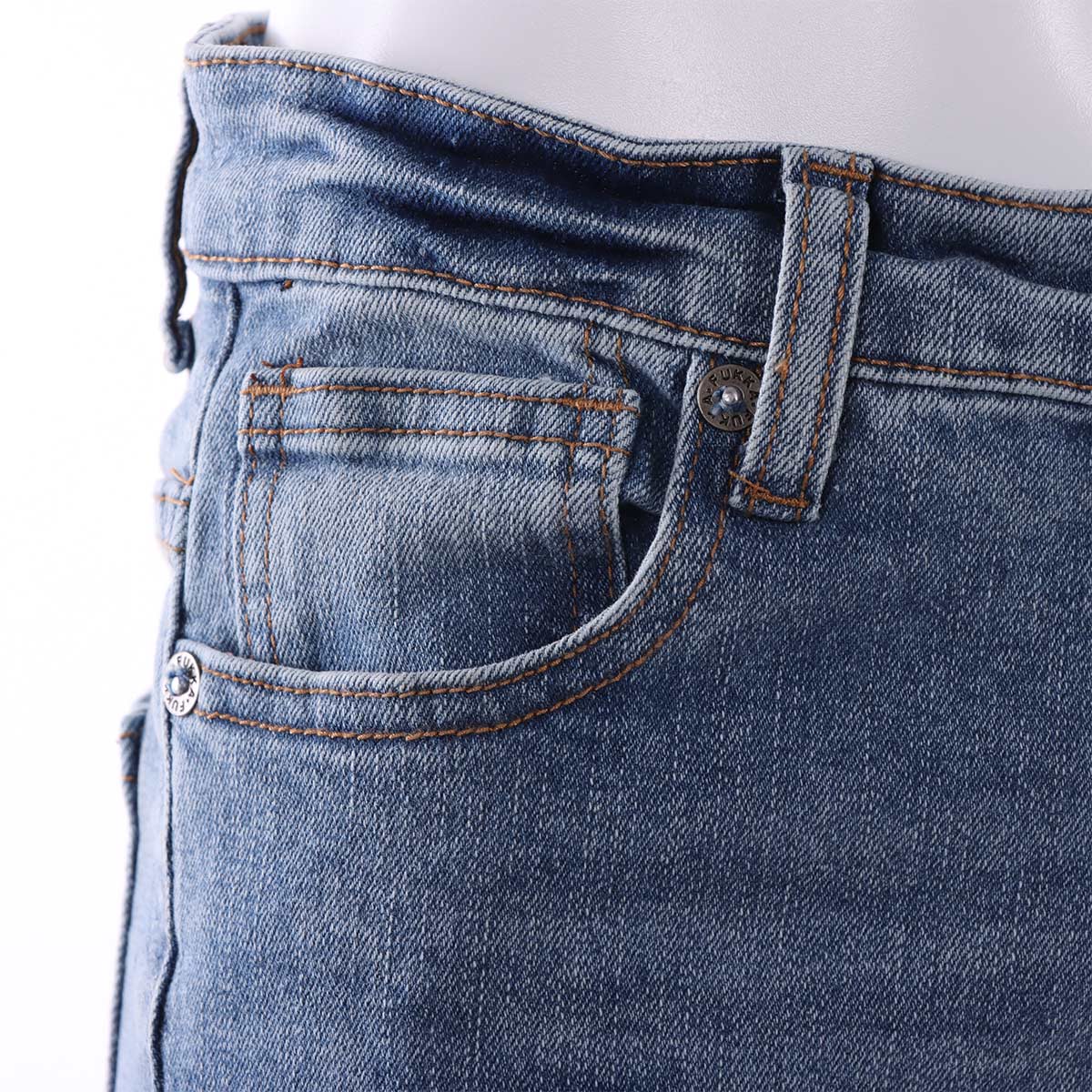 Jeans Azul Corte Recto Mezclilla Fukka para Ni&ntilde;o image number null