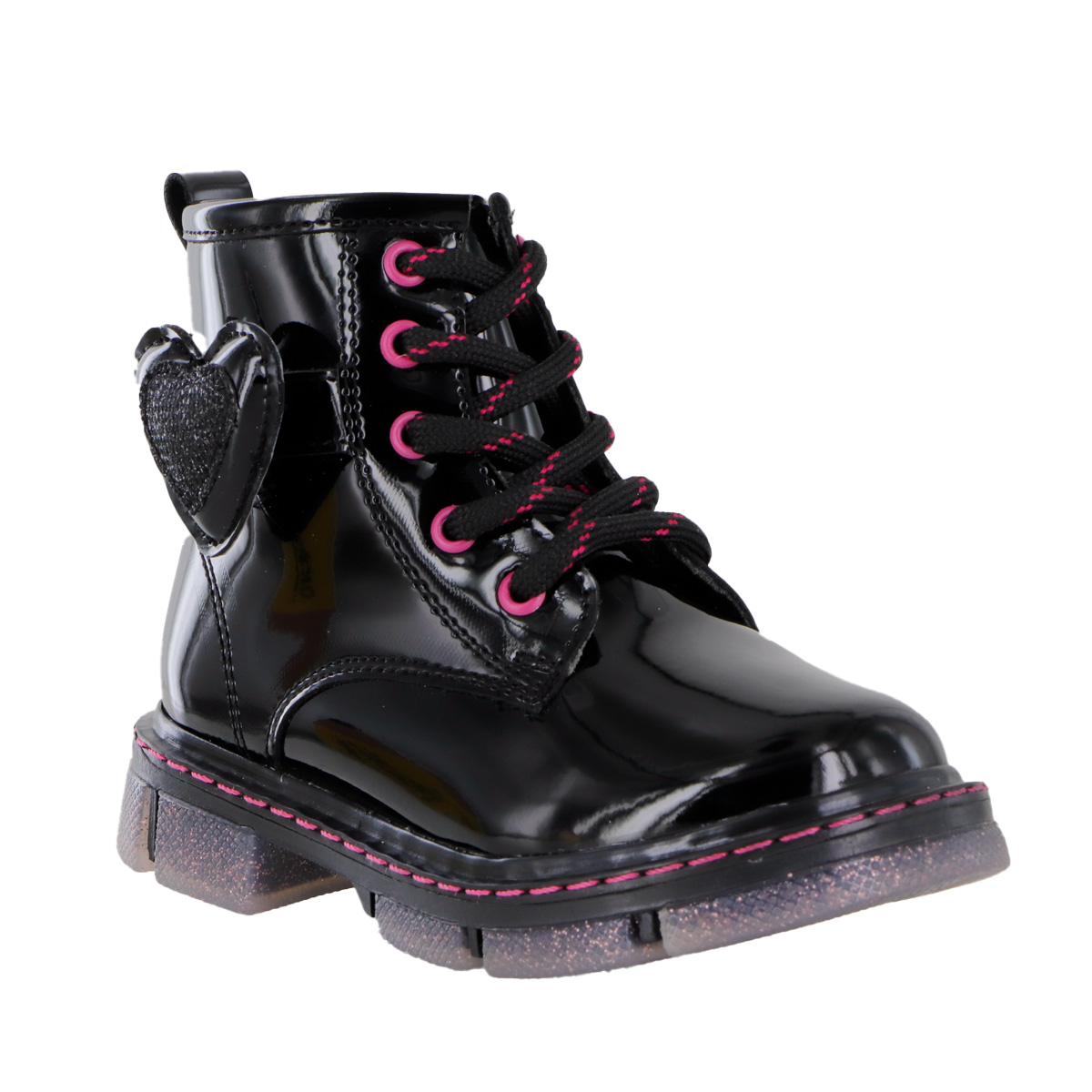 Bota Corazon Ch 14-17 Negro Bambino image number null