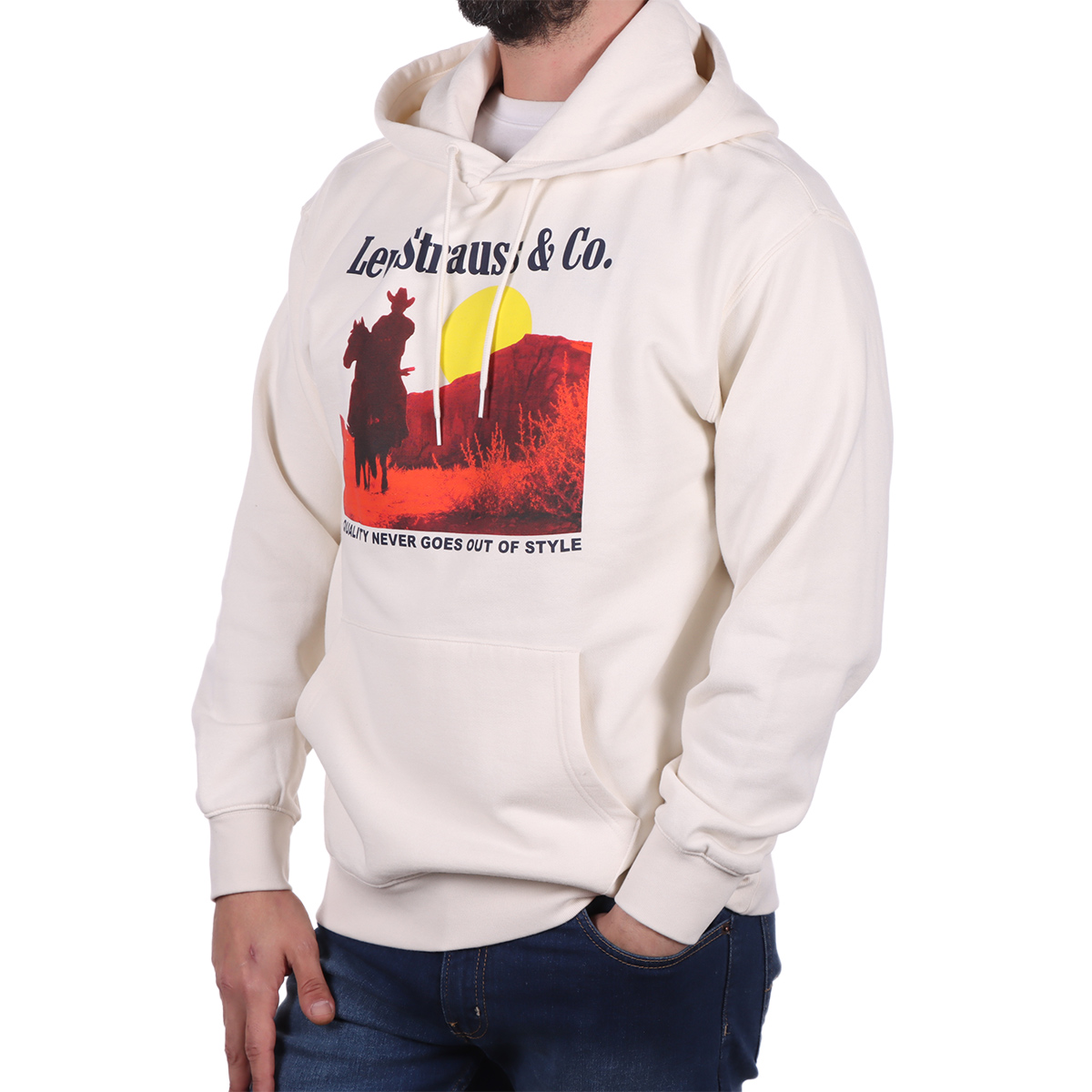 Sudadera con Capucha y Gr&aacute;fico Desierto Levi's para Hombre image number null