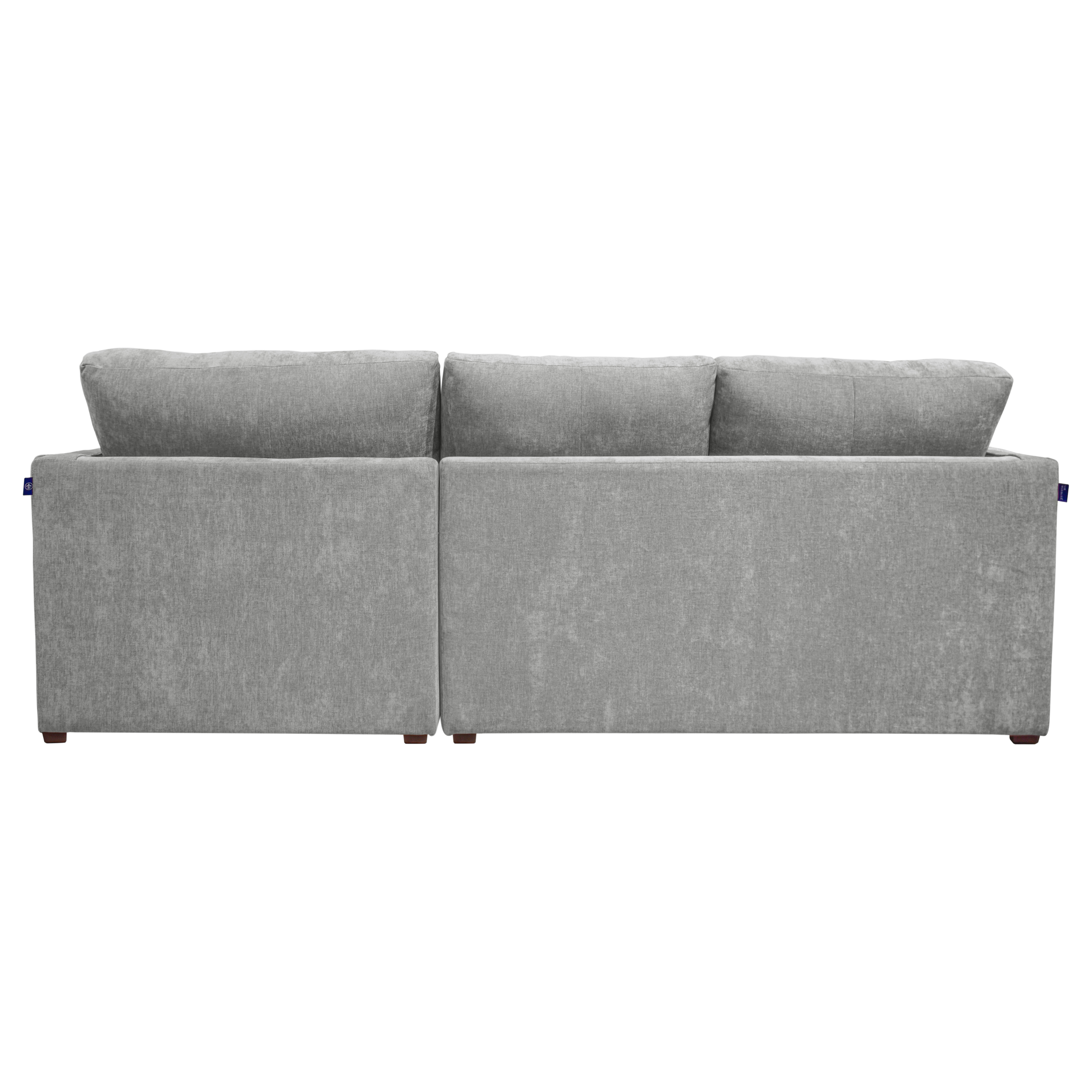 Sof&aacute; Cama Derecho Walnut T Gris Muebles Liz image number null