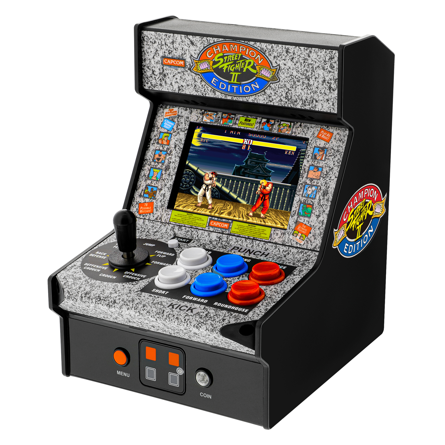 Consola Mini Arcade Super Street Champion Edition Street Fighter 2 image number null
