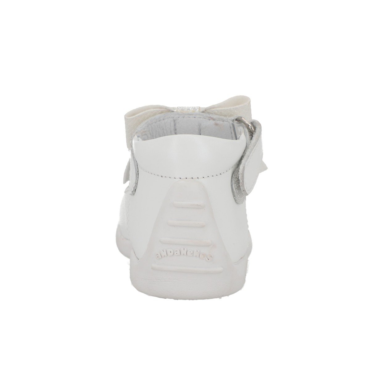 Zapato Blanco Ceremonia Andanenes con Aplicaci&oacute;n Mo&ntilde;o para Beb&eacute; Ni&ntilde;a image number null
