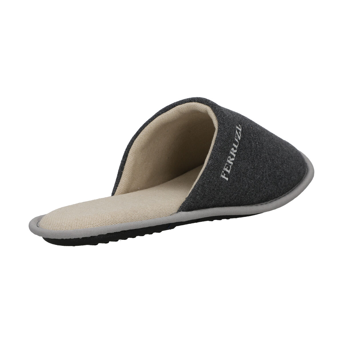 Pantufla Destalonada Ferruzi Gris para Hombre image number null