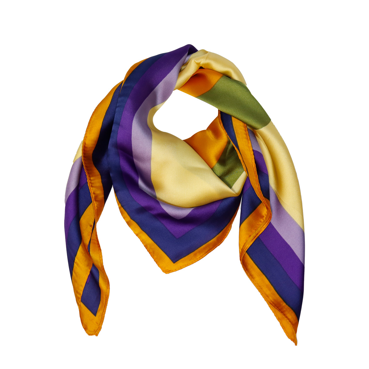 Pa&ntilde;uelo Satinado Liso Color Block Phi By Philosophy Jr image number null