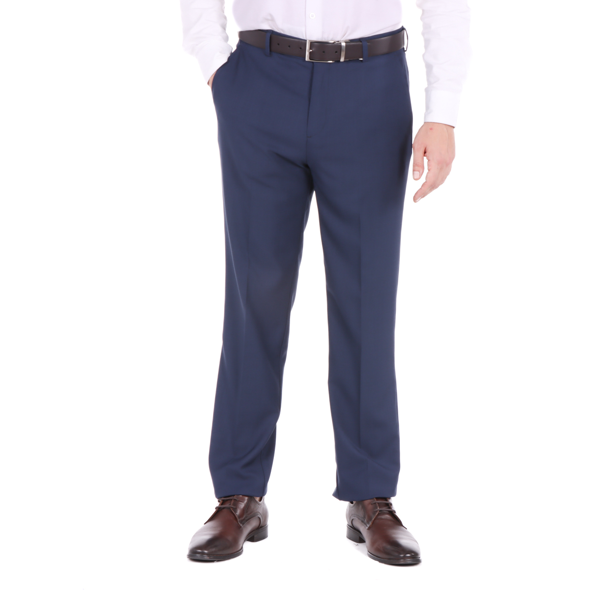 Pantal&oacute;n de Vestir Carlo Corinto Hombre Azul Marino image number null