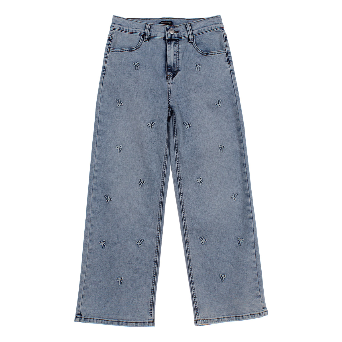Jeans Mezclilla Bordada Mo&ntilde;os Jeanious para Ni&ntilde;a image number null