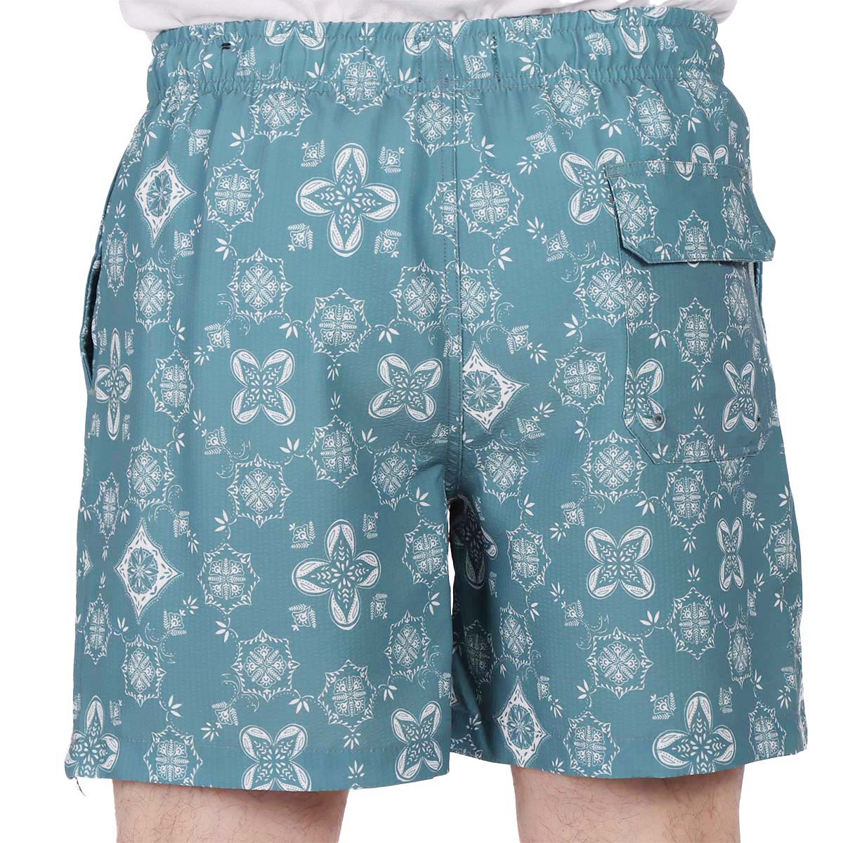 Traje de Ba&ntilde;o Estampado Shorts Playa Jeanious Hombre image number null