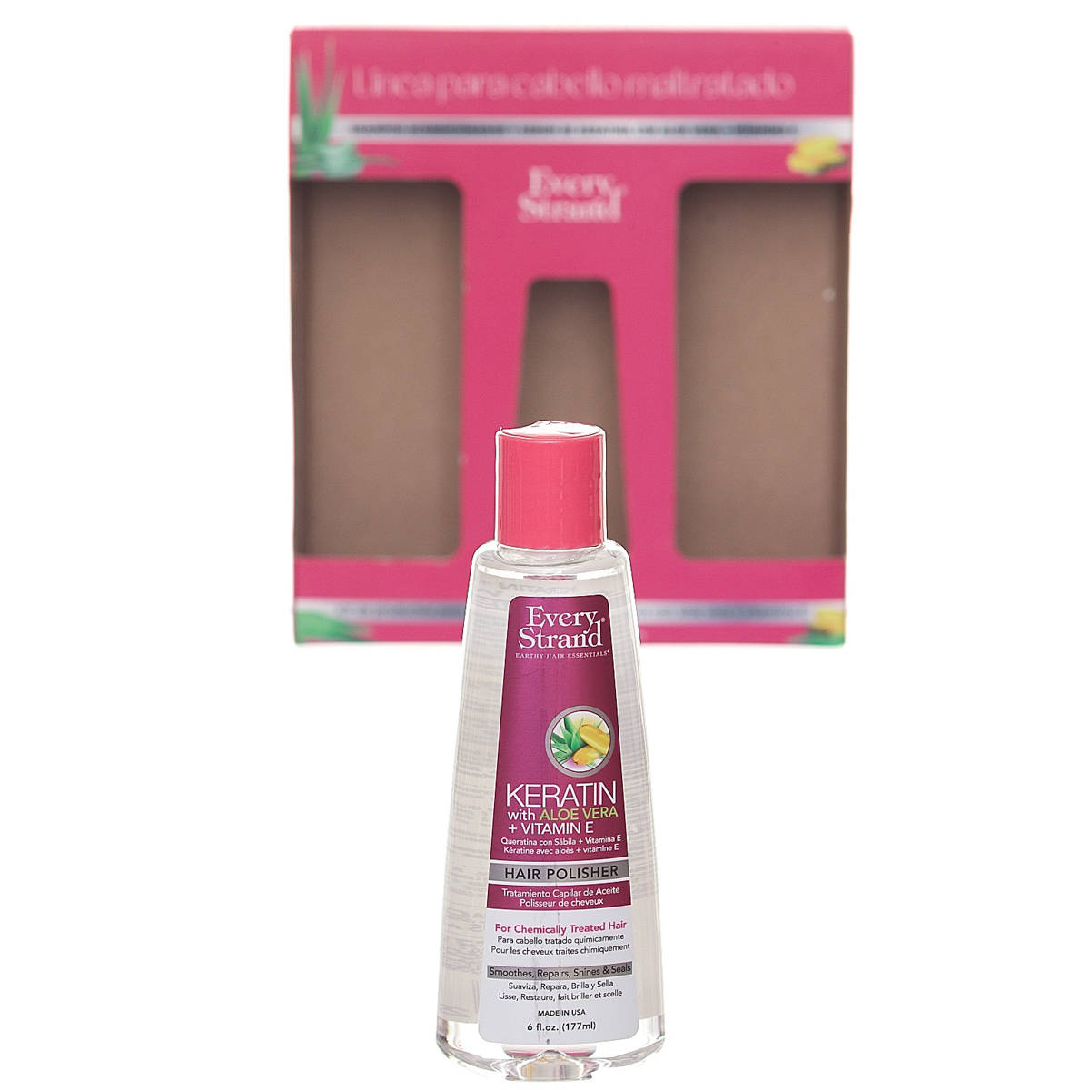 Kit Cabello Maltratado Aloe Vera Keratina Y Vit E EVERY STRAND image number null