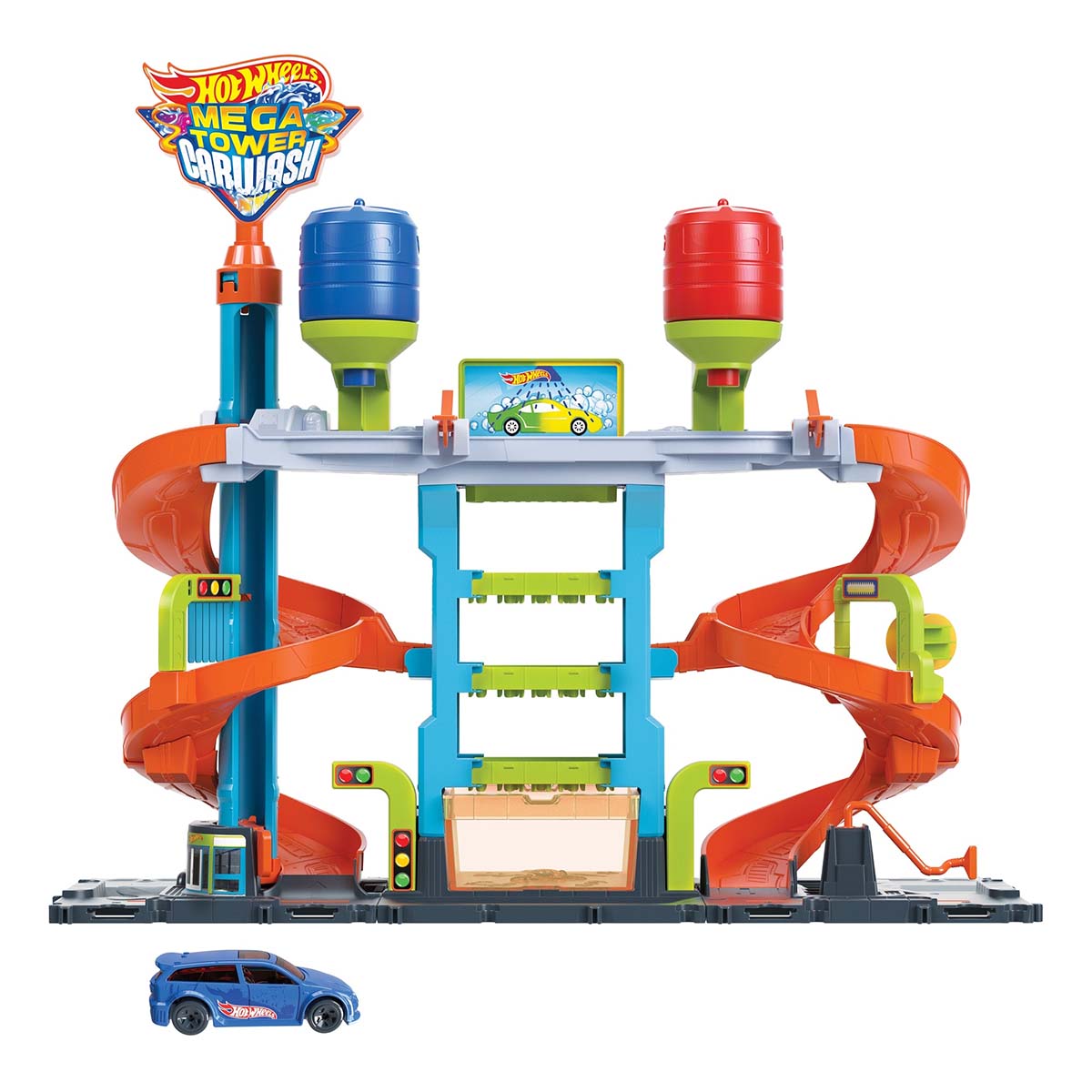 Set de juego Set de juego Hot Wheels City Autolavado Mega Torre image number null
