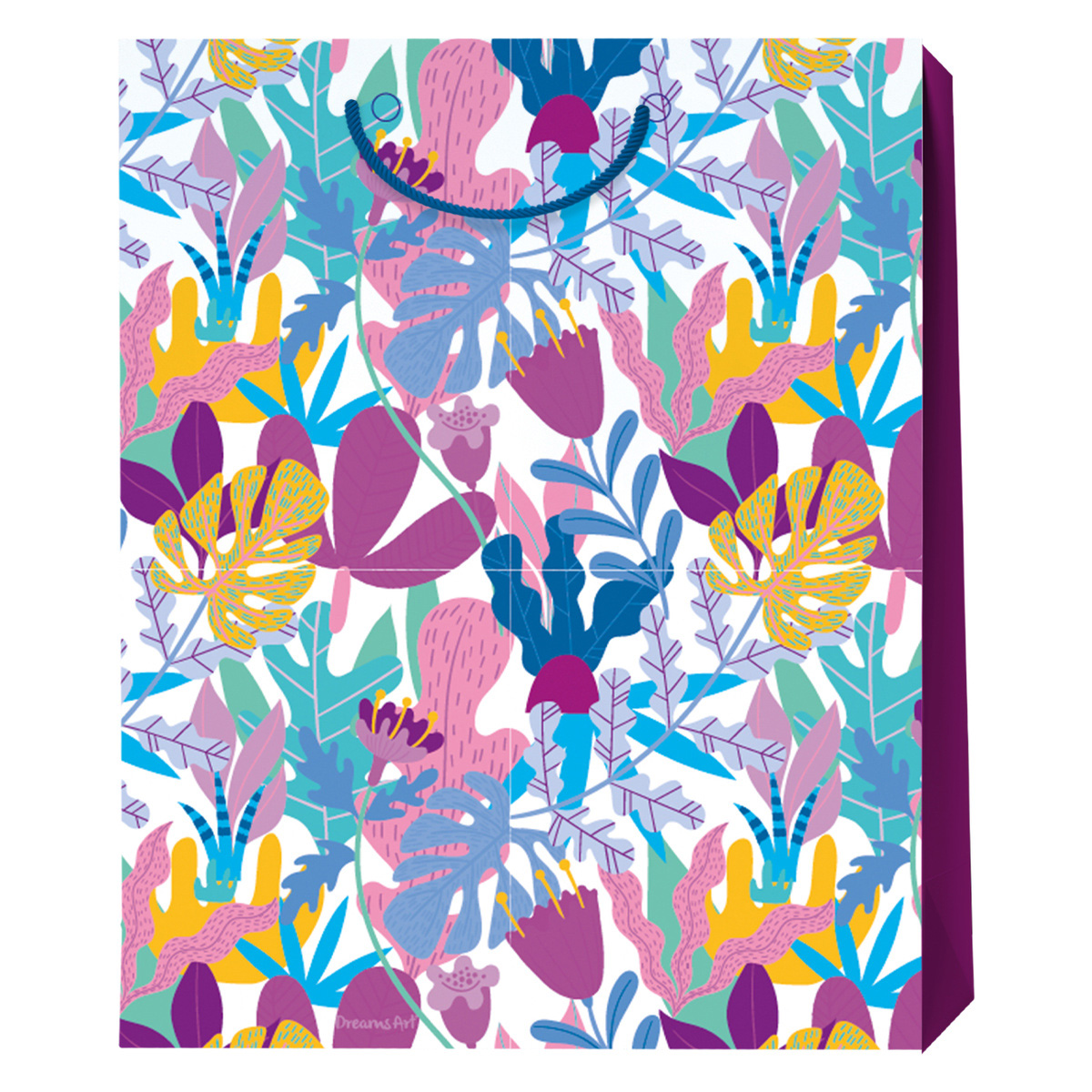Bolsa de Regalo Mediana Flores Mate Varios Modelos 1 Pieza image number null
