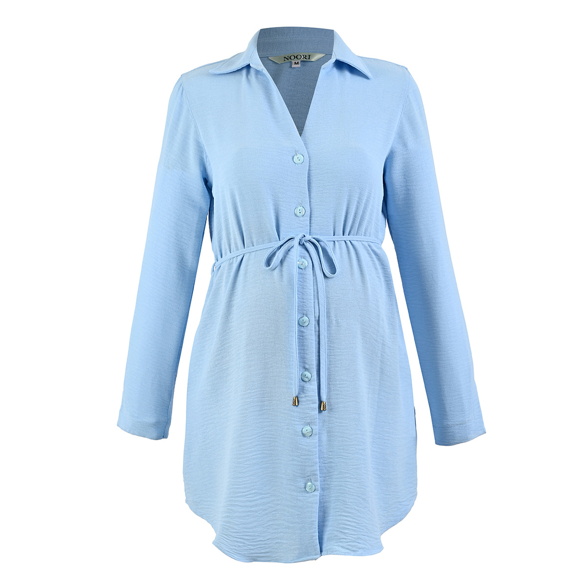 Vestido camisero cielo Noori para mujer image number null