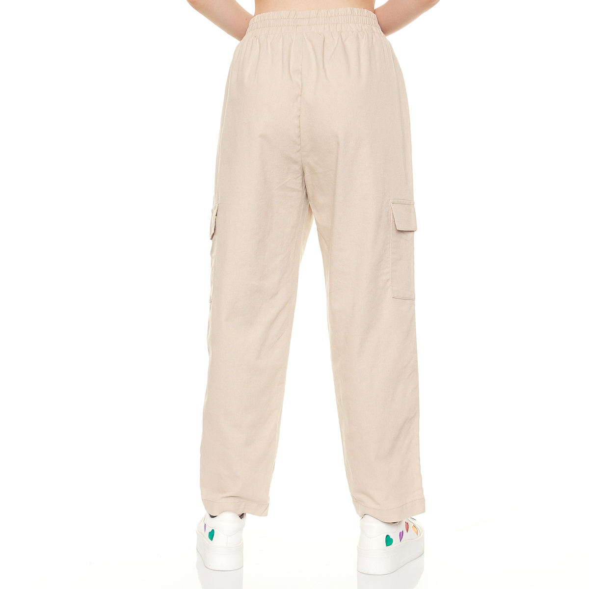 Pantal&oacute;n Cargo Con Jaretas Philosophy Jr Petite Para Mujer Petite image number null