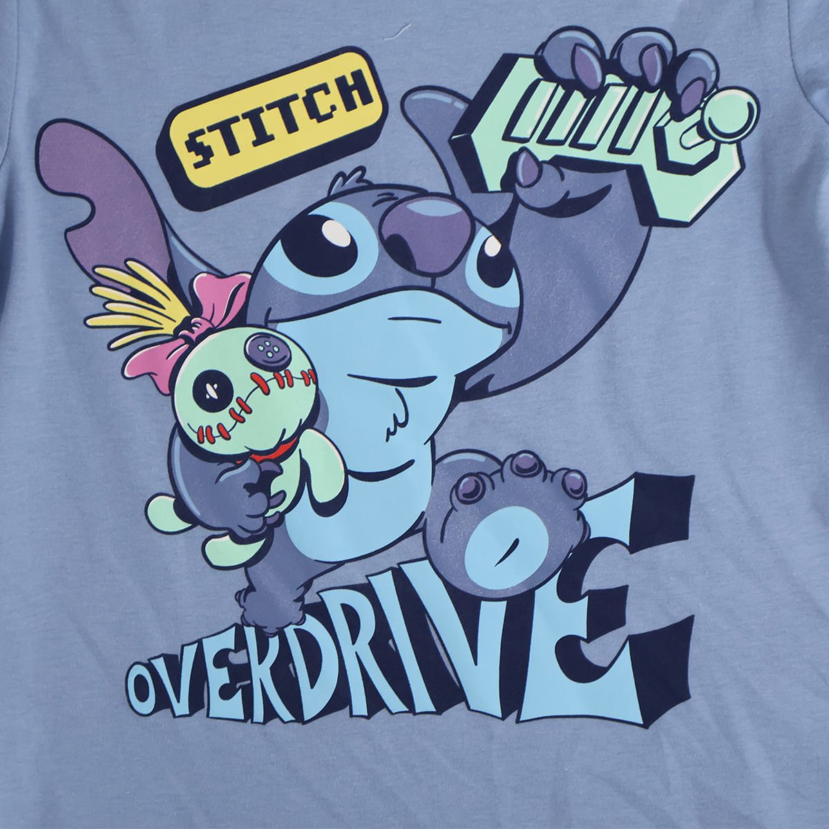 Pijama de Playera Manga Corta y Pantal&oacute;n con Dise&ntilde;o Stitch Disney para Ni&ntilde;o image number null