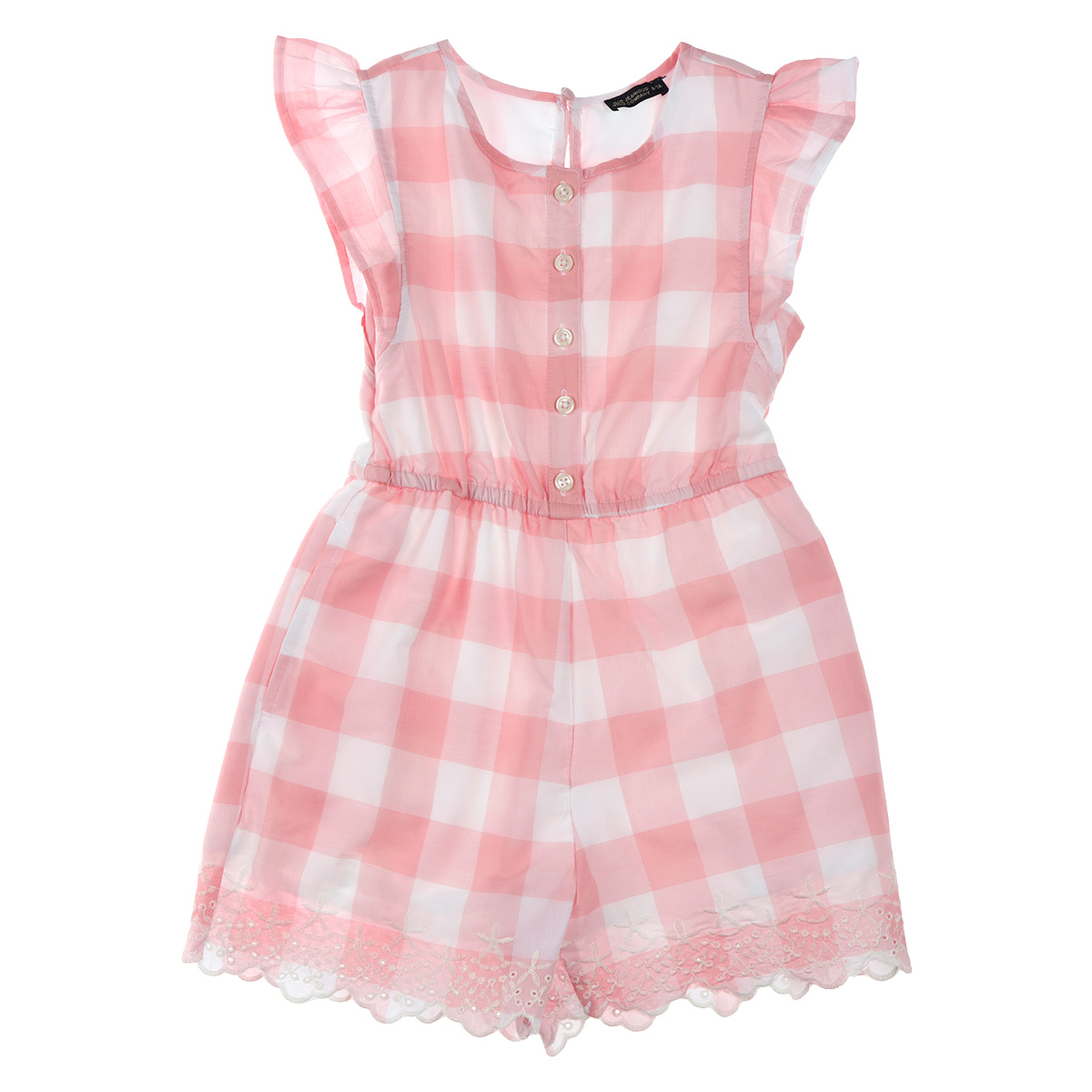 Romper Cuadros Gingham Jeanious para Ni&ntilde;a image number null