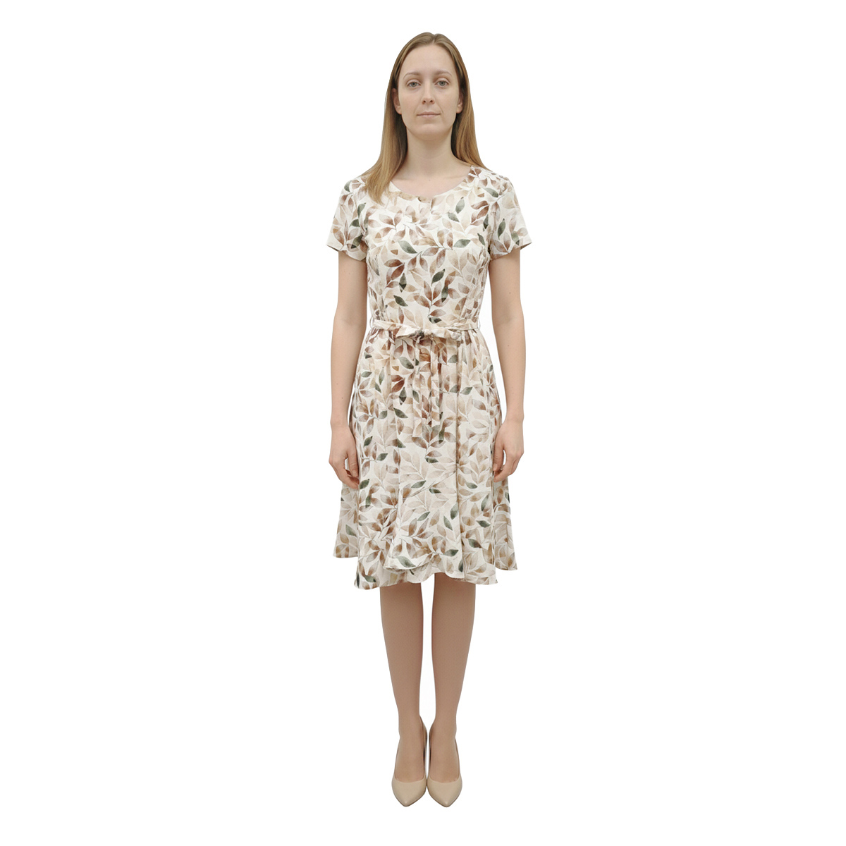 Conjunto de 2 Piezas de Saco Liso y Vestido Estampado Diva para Mujer image number null