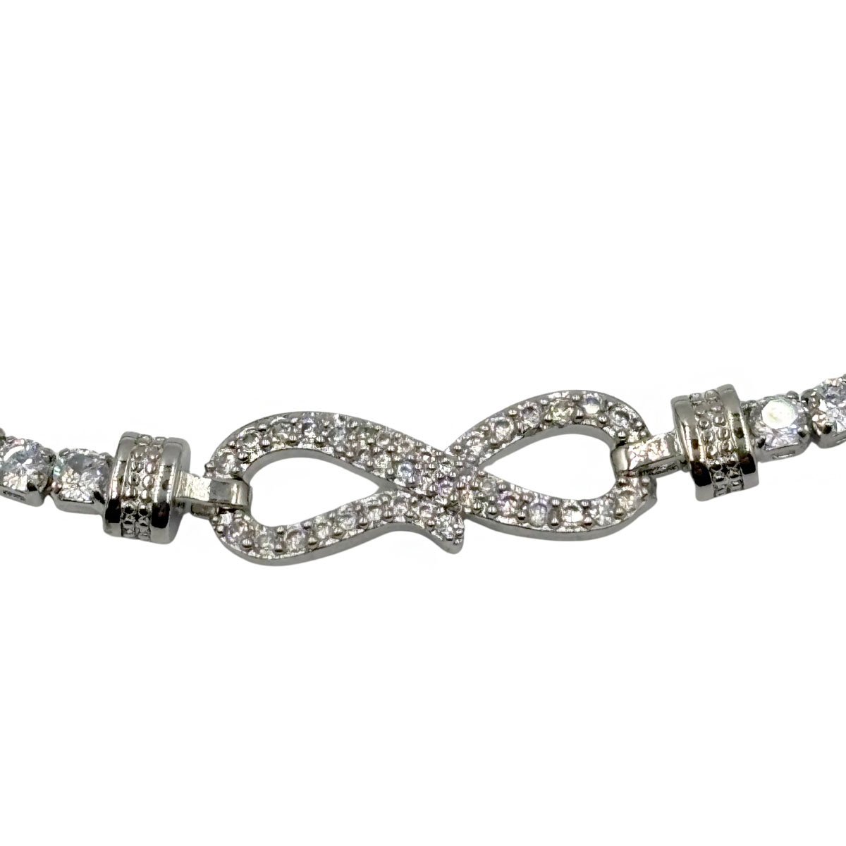 Pulsera Infinito Plateado Aktuales Para Mujer image number null