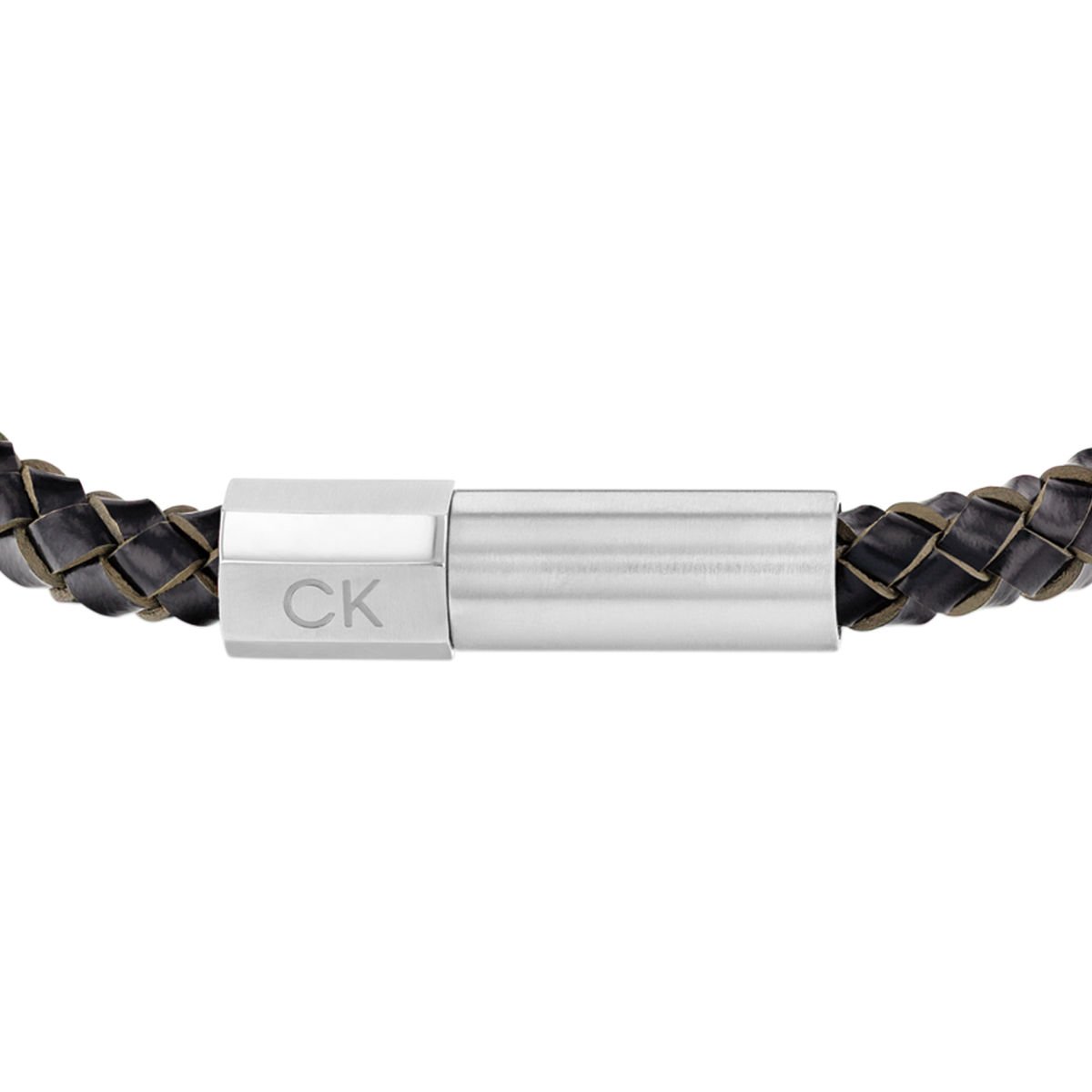 Pulsera Negro Y Plateado Calvin Klein Para Hombre image number null