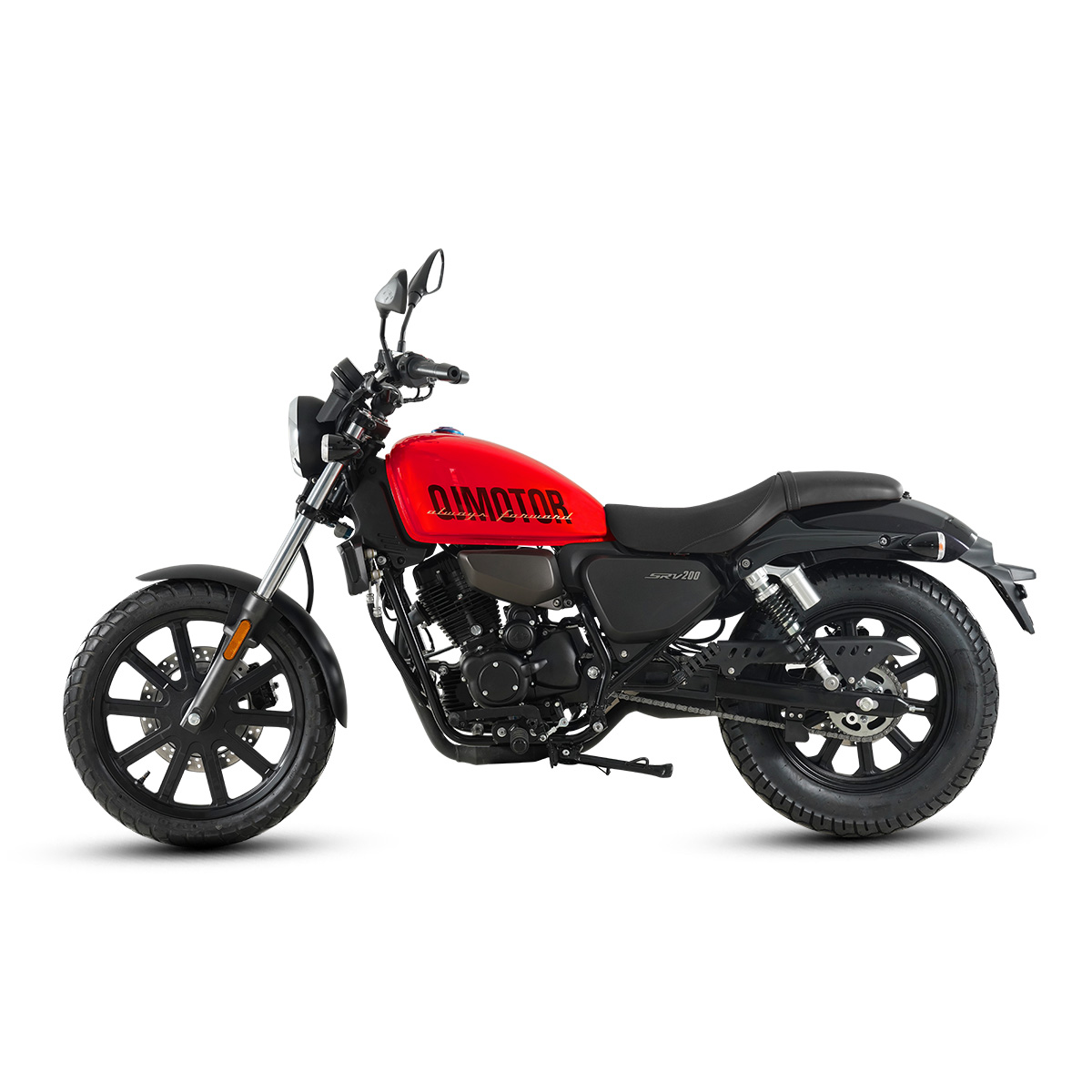 Motocicleta Chopper Qjmotor Srv 200 2025 Rojo image number null