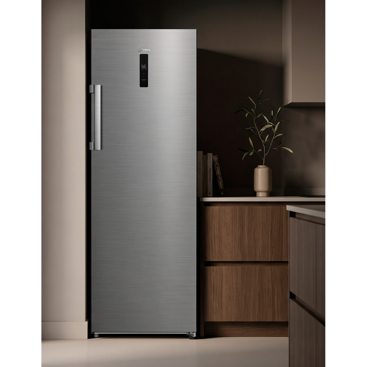 Congelador Vert Midea 1Puerta 9P MDRU333FEM46D Acero image number null