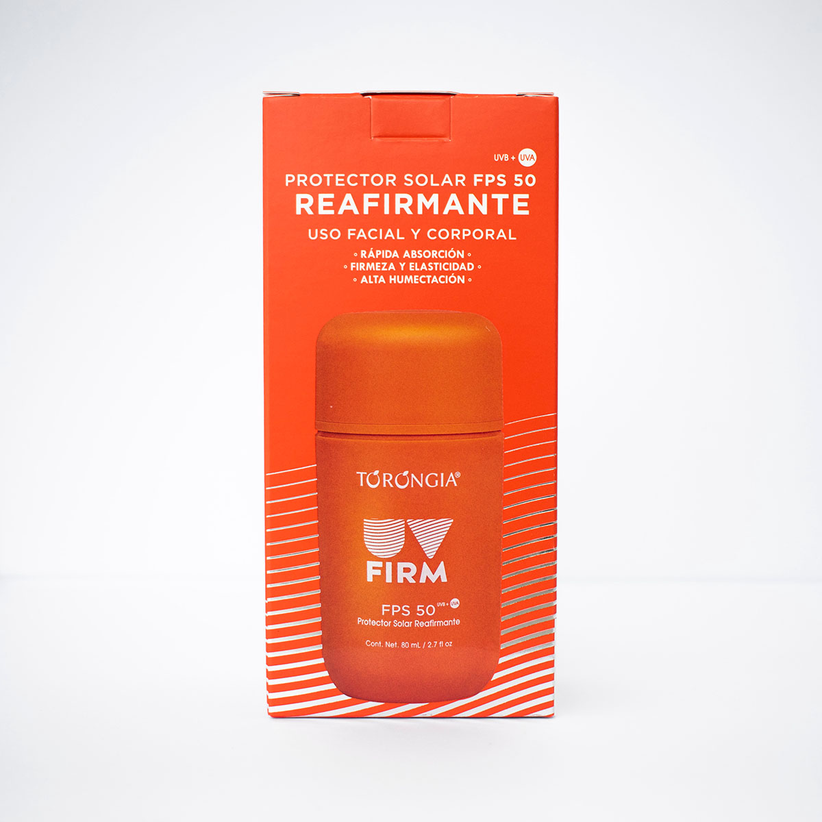 Protector Solar Reafirmante UV Firm 80 ml Torongia image number null
