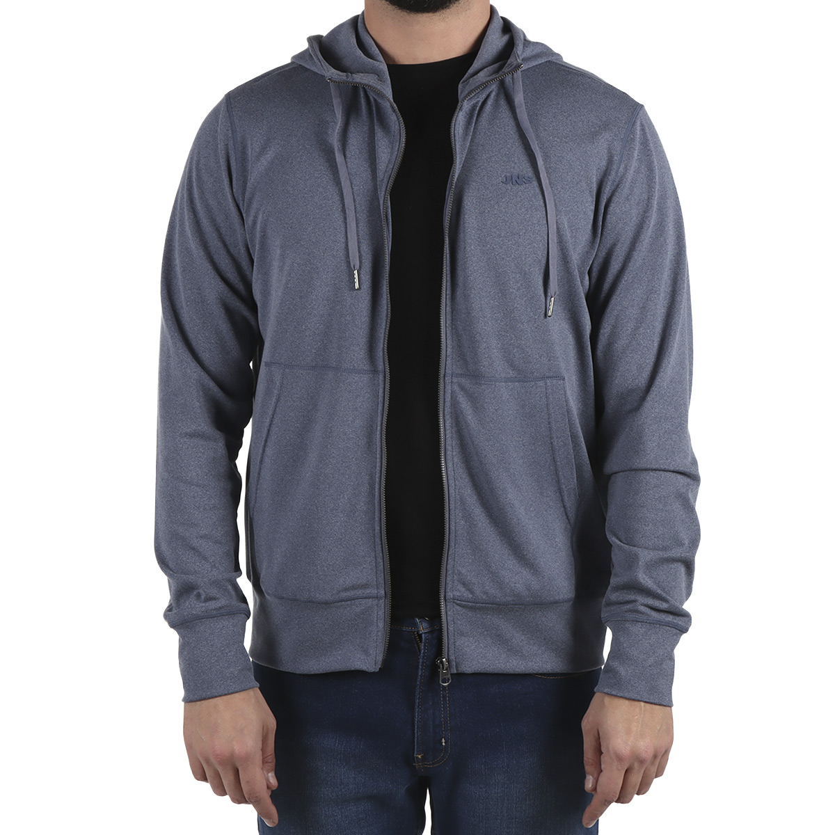 Sudadera con Capucha Cierre Frontal Jeanious para Hombre image number null