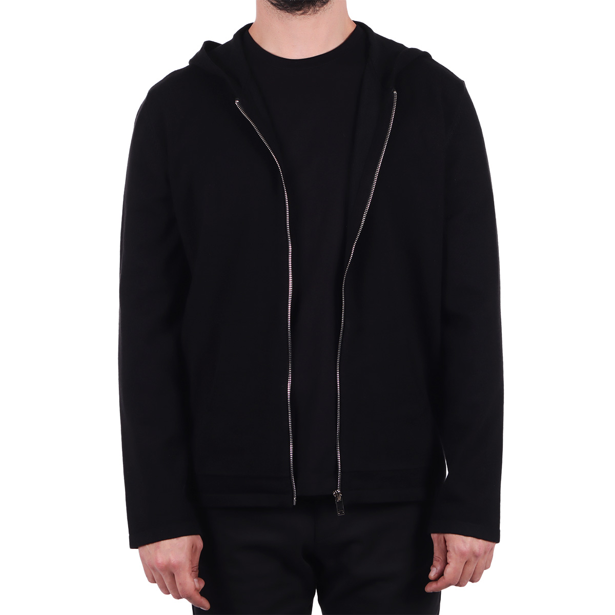 Sudadera Abierta con Capucha Bruno Magnani para Hombre image number null