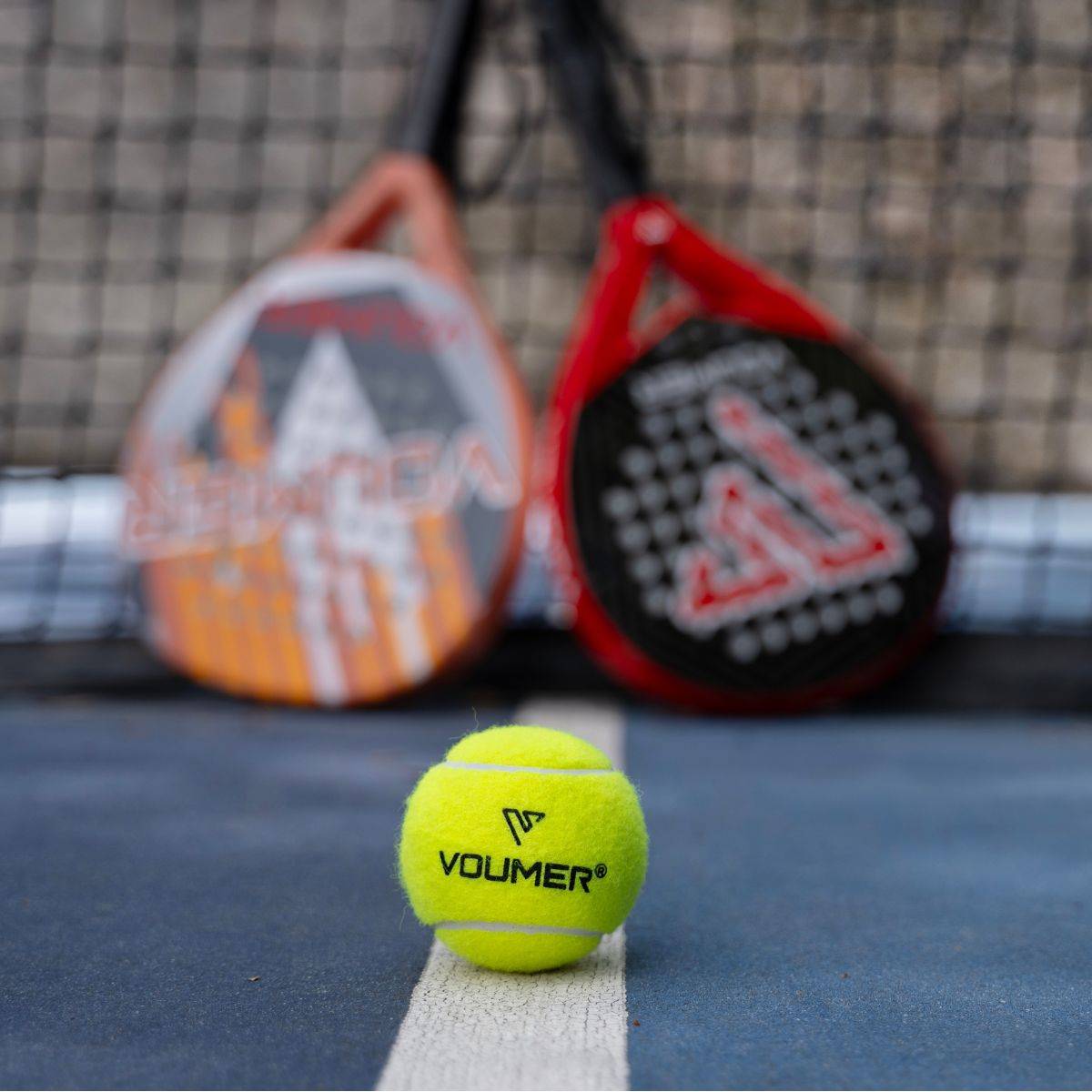Tubo 4 Pelotas Padel Voumer Vou4Pres Presurizadas image number null