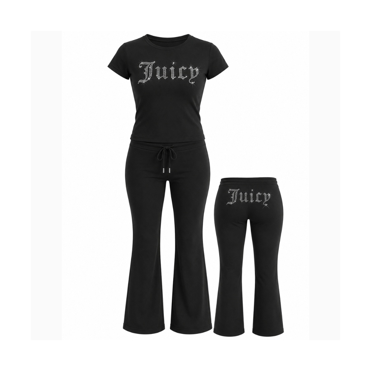 Pijama Playera Manga Corta Y Pantalon Juicy Couture Para Mujer image number null