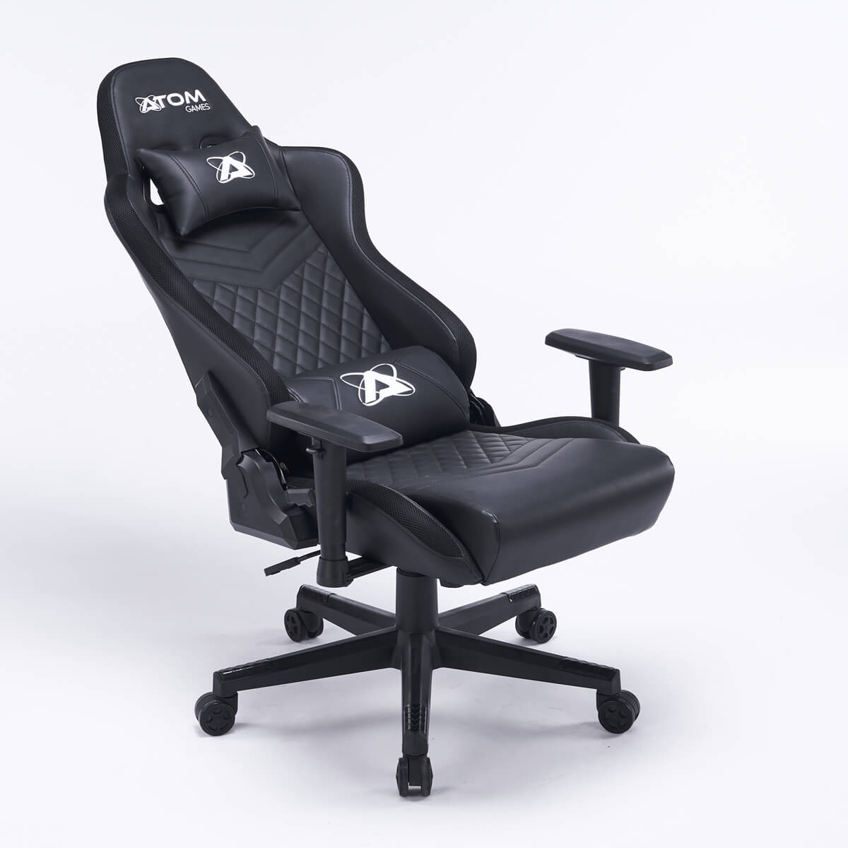 Silla Gamer Rgb Atom Games Negra image number null